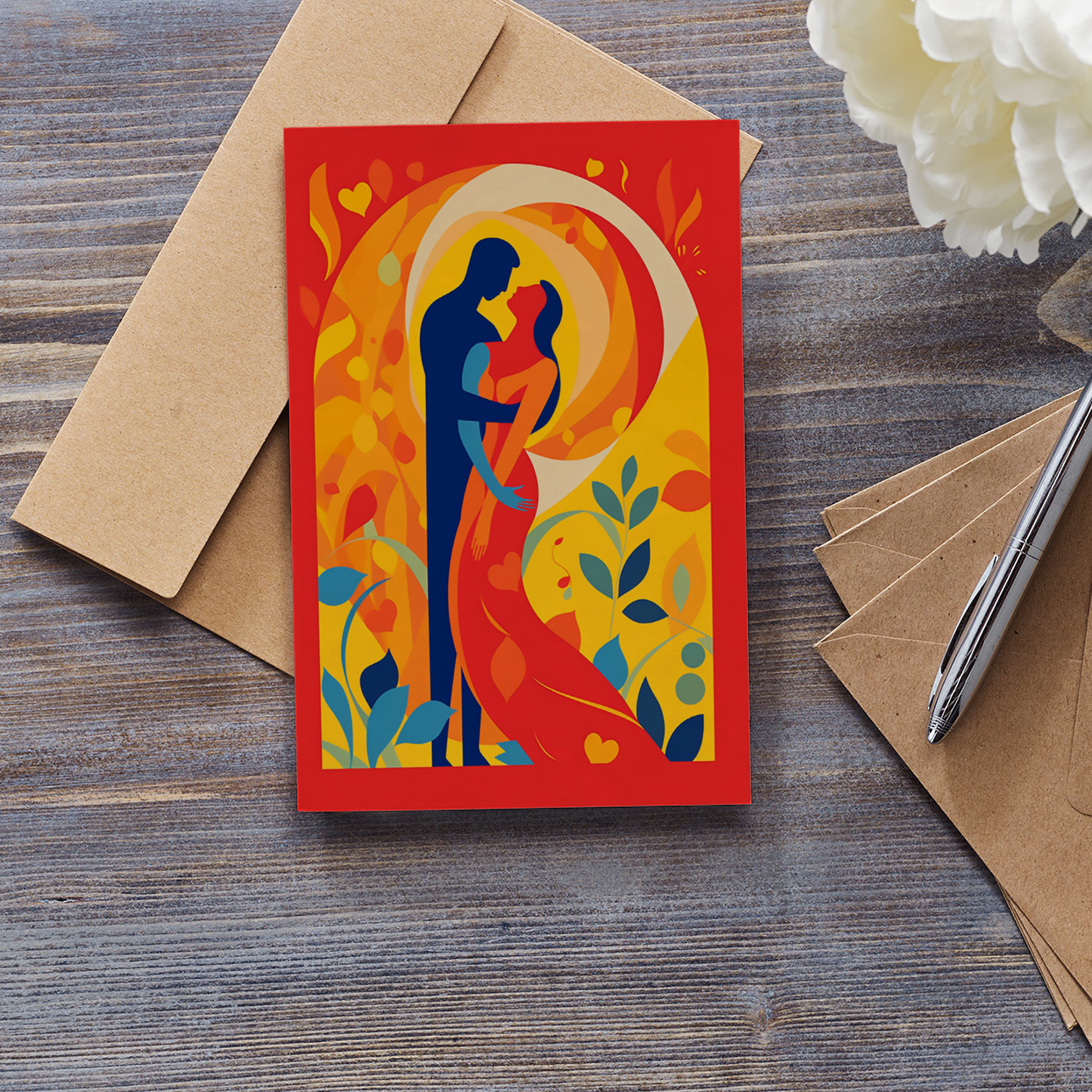 A Summer's Embrace Greeting Card