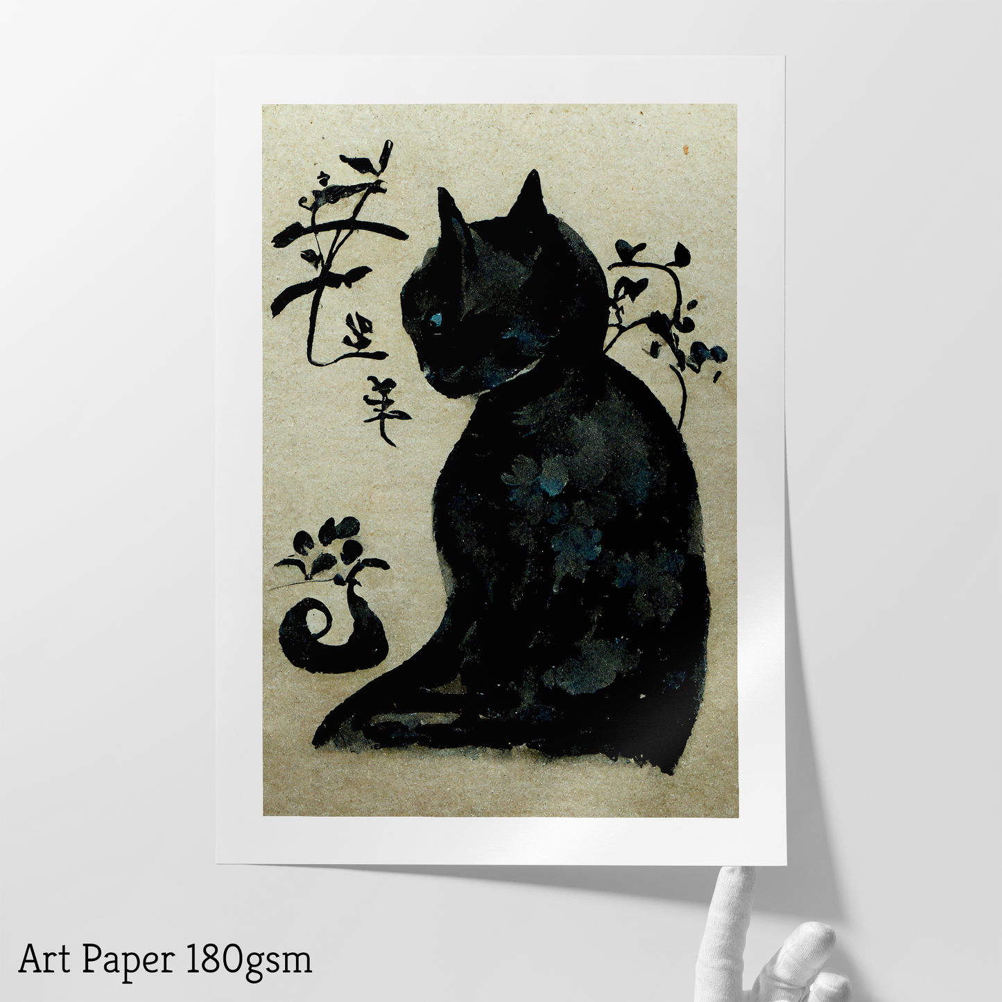Contemplative Cat Fine Art Print