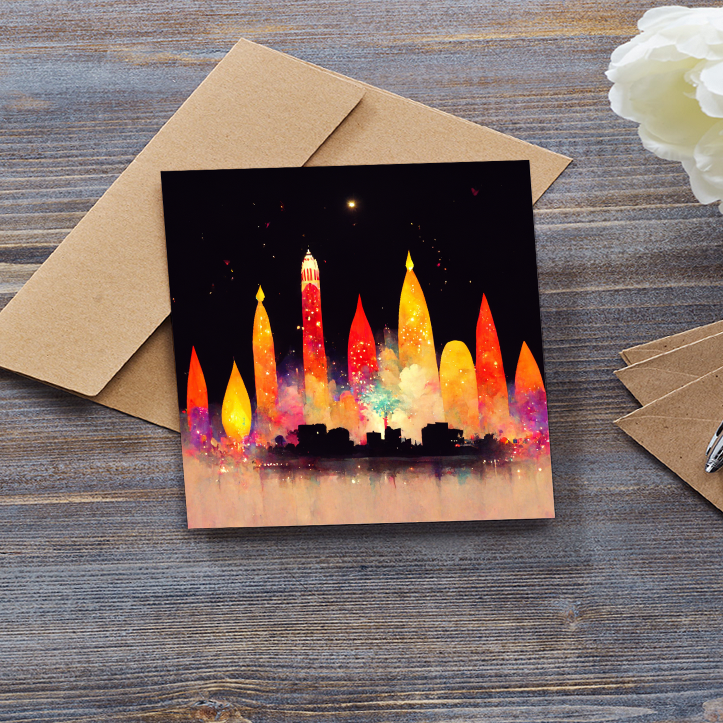 Festival of Colour & Light Greeting Card