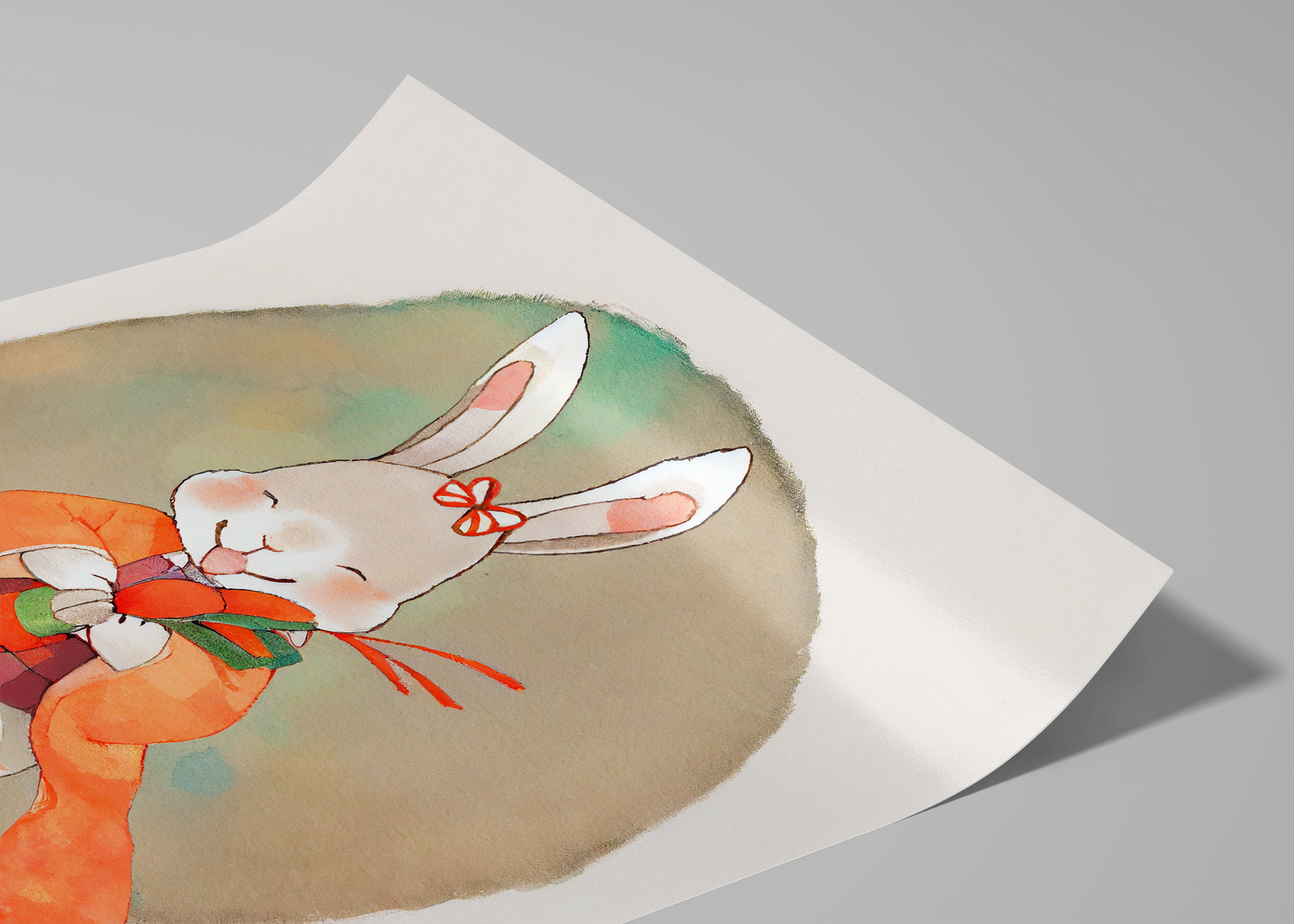 Happy Rabbit - Print Your Own Fine Art