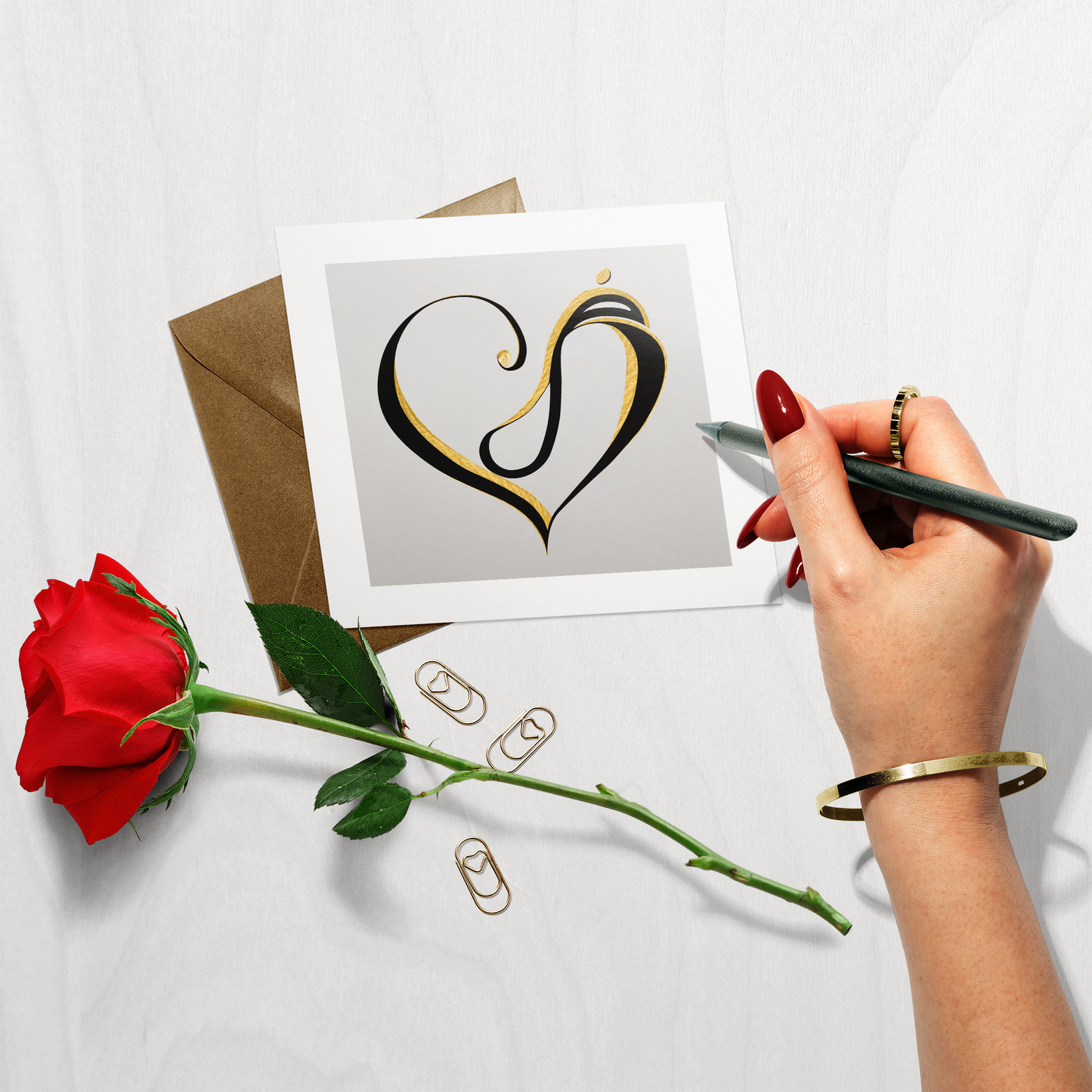 Je t'aime Greeting Card