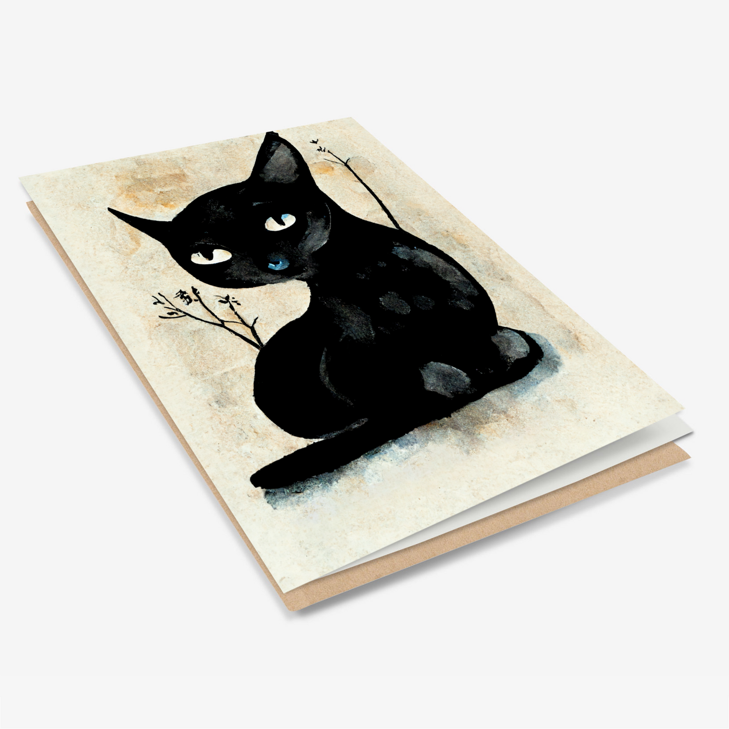 Cheeky Cat Greeting Card