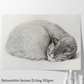 Jean Bernard - Rolled Up Lying Sleeping Cat Fine Art Print
