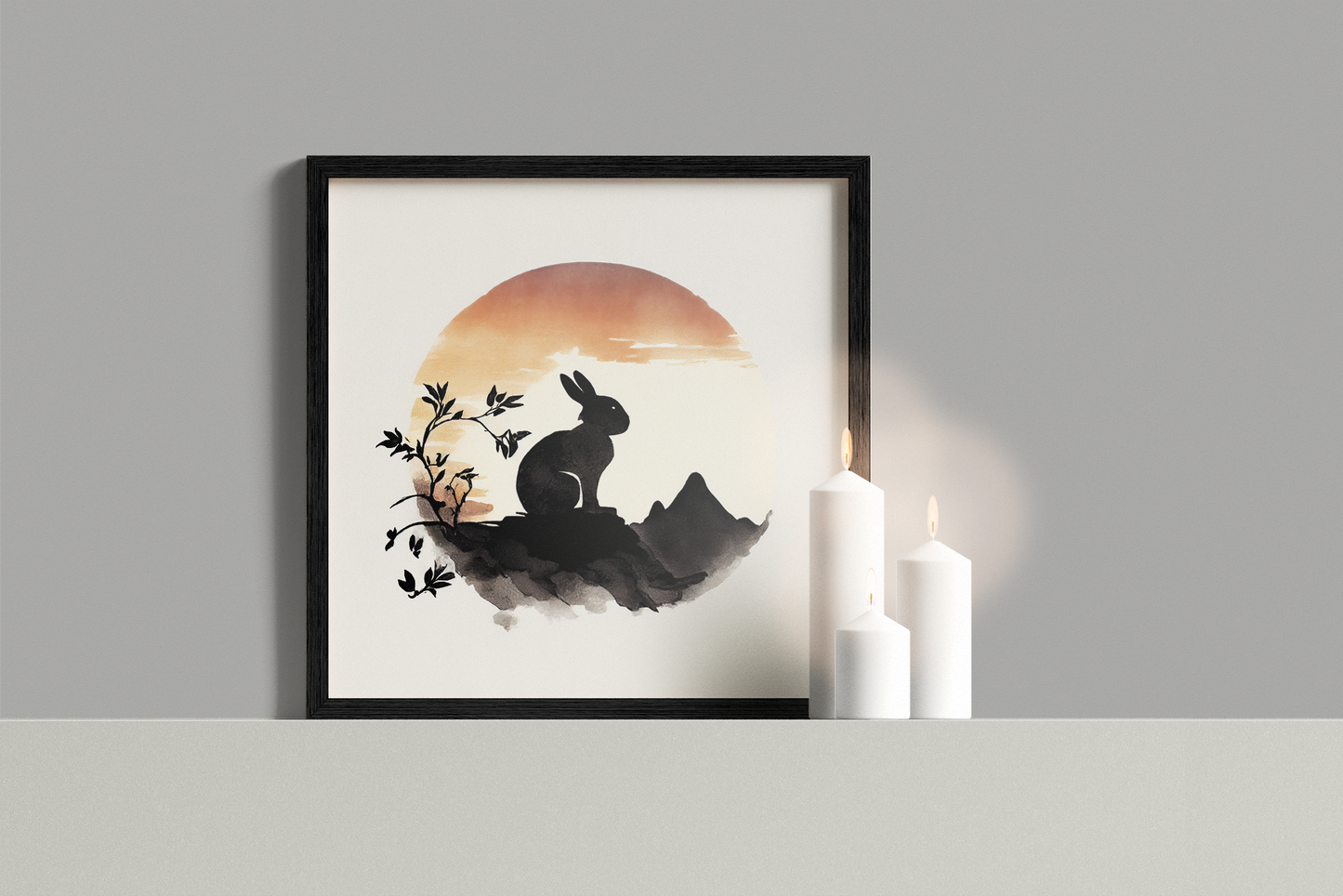 Lunar Rabbit - Print Your Own Fine Art